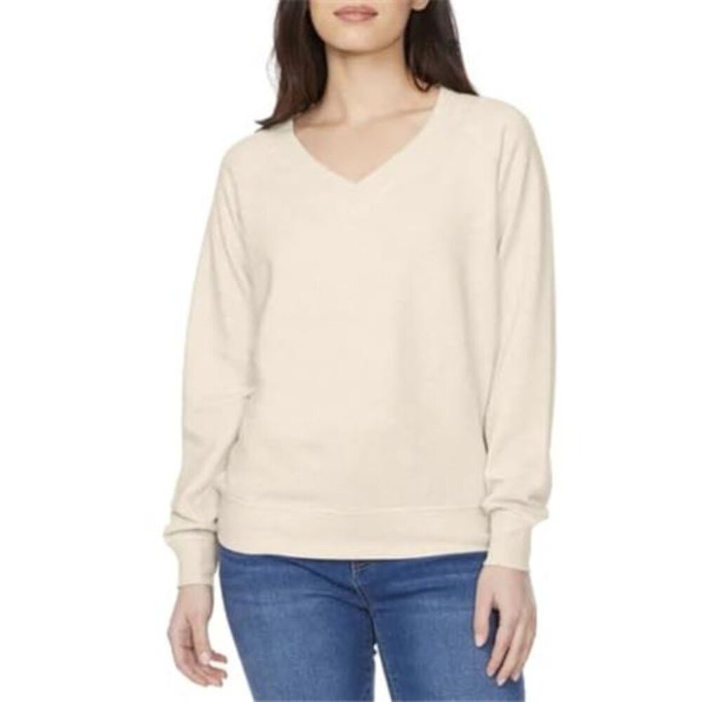 Buffalo David Bitton Women's Super Soft Fleece V-Neck Pullover Sweatshirt